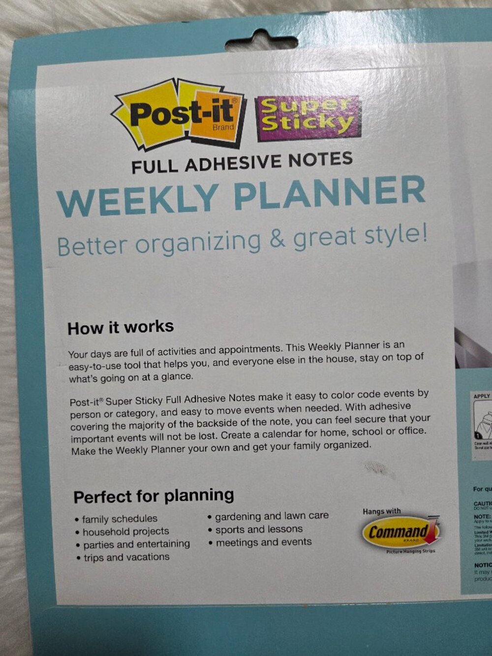 Post-It Weekly Planner - Picture 3 of 5
